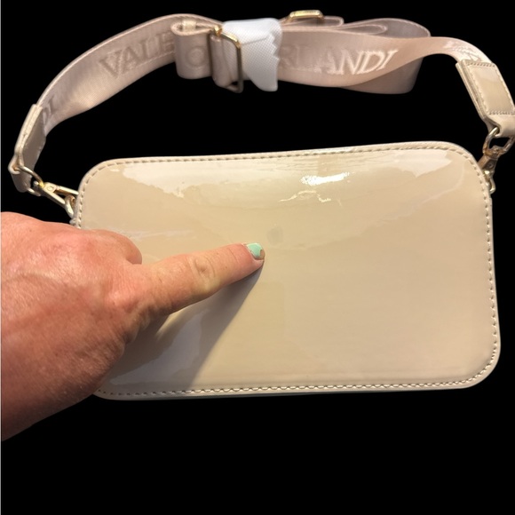 Valentino Orlandi Beige Studded Crossbody Bag - Picture 3 of 4